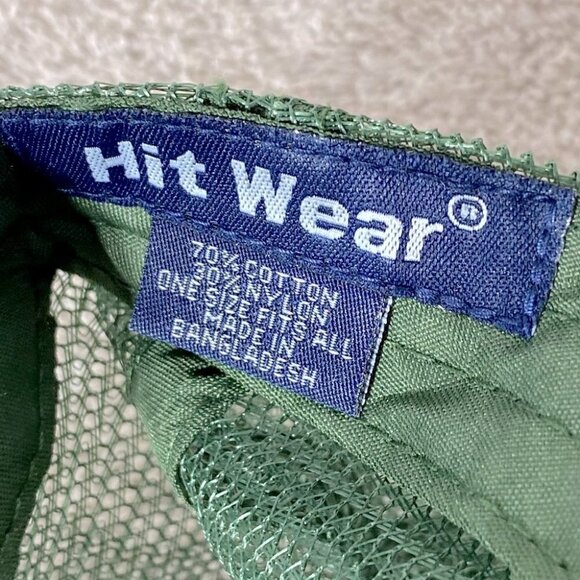 Hit Wear Green Cardboard Chariot Race Mesh Back Snap Back Trucker Style Hat - Picture 3 of 10